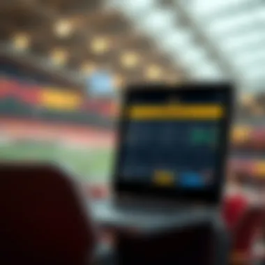 Illustration of secure online betting practices