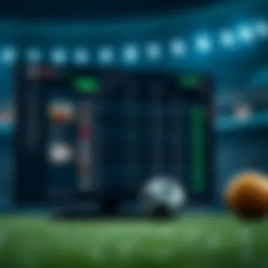 User interface of 1xbet platform showcasing betting options