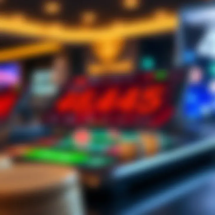 User Interface of Real Money Gaming App Visual representation of a money gaming app interface