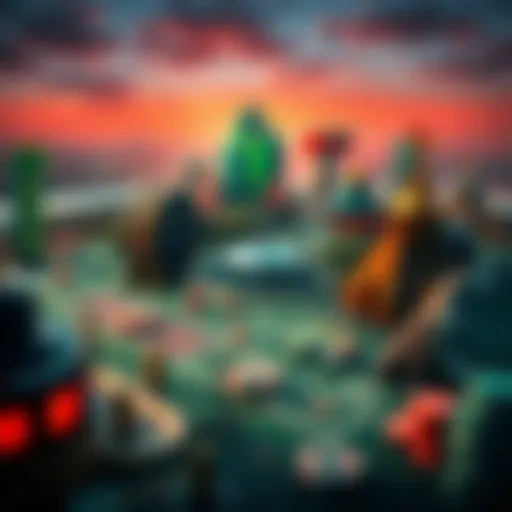 Overview of Online Casinos in Australia Illustration depicting the landscape of online casinos in Australia