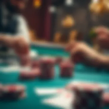 Chips and cards in a high-stakes game