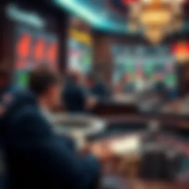 Graphical representation of current gambling trends