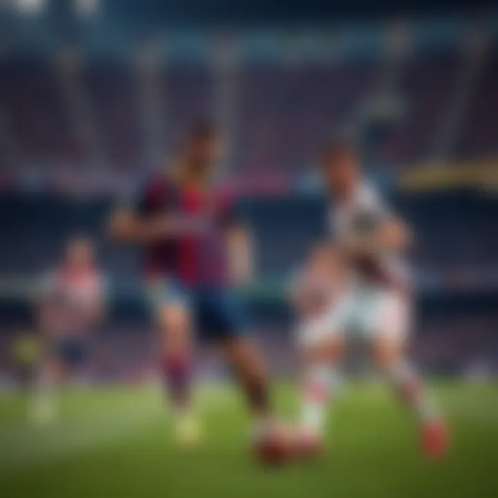 Player performance comparison for Barcelona and Girona