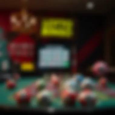 A strategic layout illustrating various betting strategies for Lotto Bingo