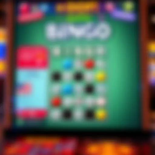 Bingo game interface showcasing user-friendly design