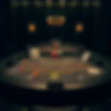 Illustration of Blackjack table layout