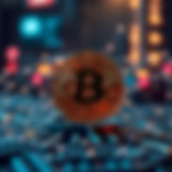 Blockchain technology illustration highlighting decentralization