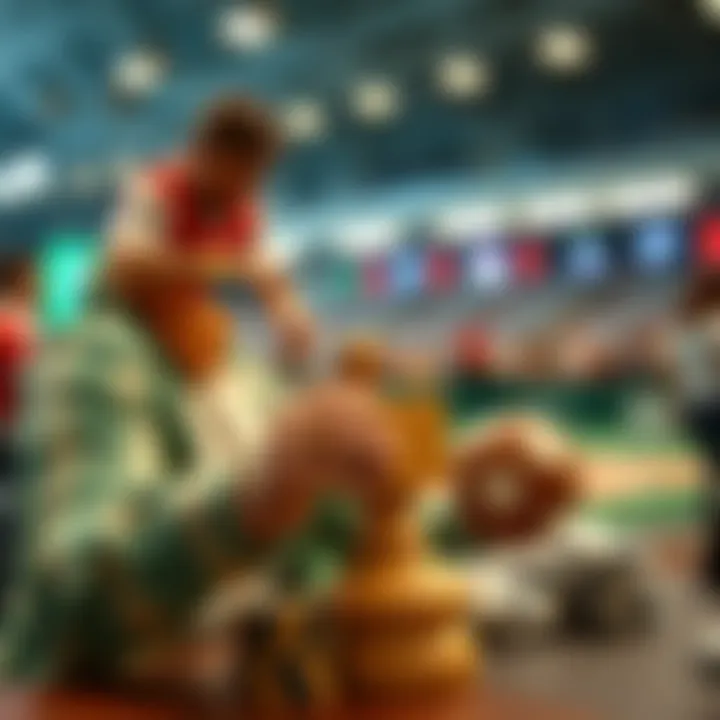 Visual representation of popular betting strategies used by Canadians