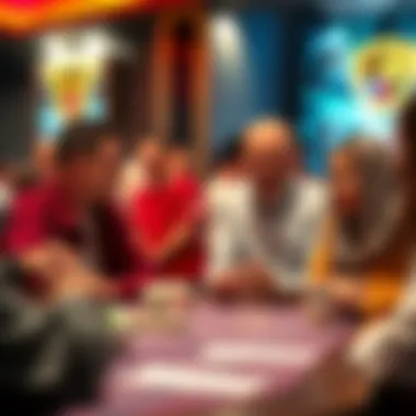 Casino community discussing safe betting strategies