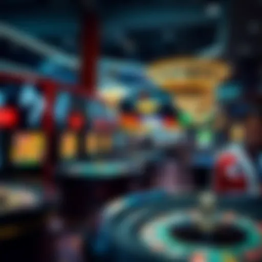 Variety of casino games on display