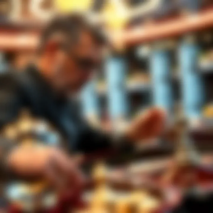 A professional roulette strategist analyzing game outcomes.