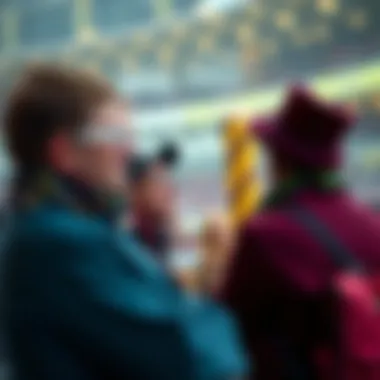 The Vibrant Atmosphere of Cheltenham Festival - Day Three Spectators enjoying the Cheltenham Festival atmosphere