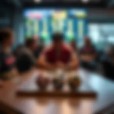 Community and betting simulation