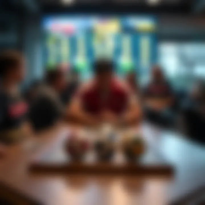 Community and betting simulation