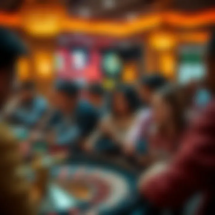 Engaging community interaction in online roulette games