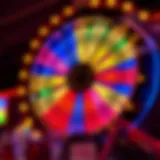 A vibrant representation of the Crazy Time gaming wheel