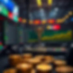 Visual representation of cryptocurrency betting platforms