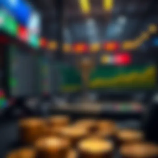 Visual representation of cryptocurrency betting platforms