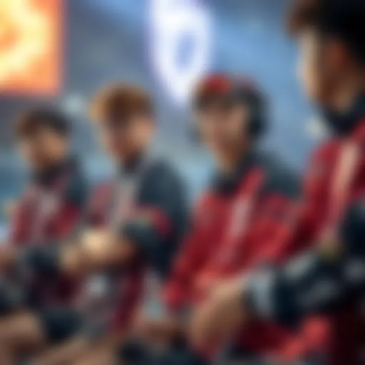 Current season's top teams competing in the LPL playoffs