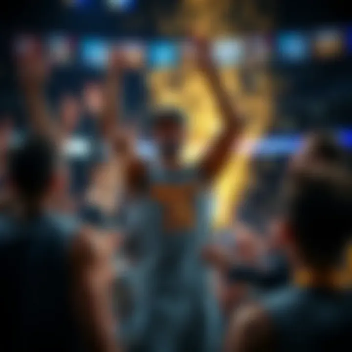 Denver Nuggets' historic victory celebration