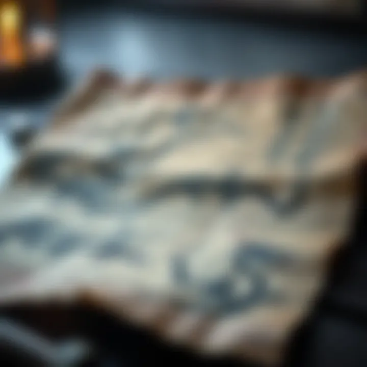 An ancient scroll depicting dragons in various cultures