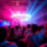 Eurovision Festival Highlights A vibrant scene from the Eurovision festival showcasing diverse performances.