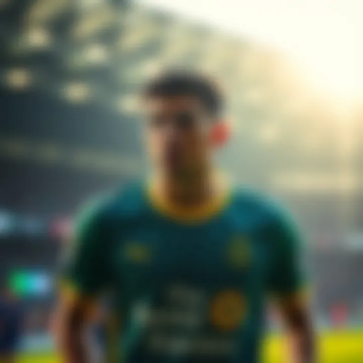 Key player in action during an FC Nantes match