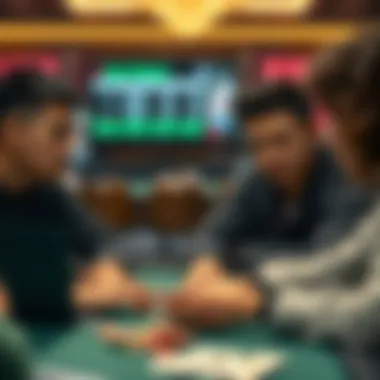 A beginner engaging with online poker tutorials