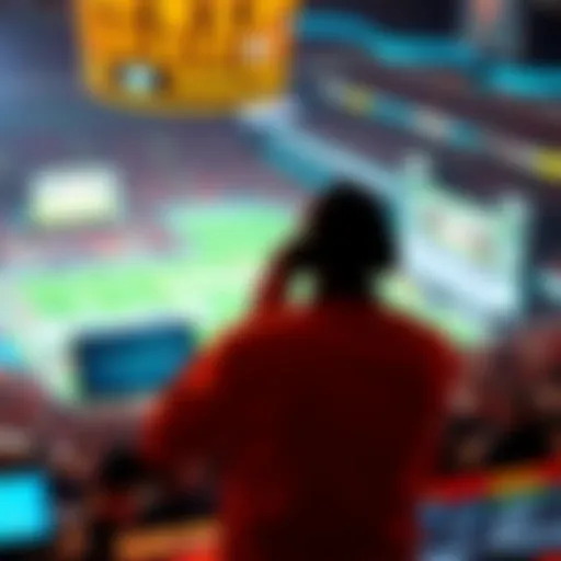 Dynamic visual of global sports broadcasting