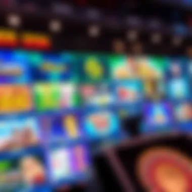 Vibrant online casino interface showcasing diverse games