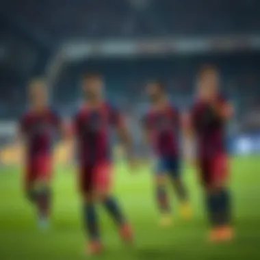 Key players from Celta Vigo and Barcelona