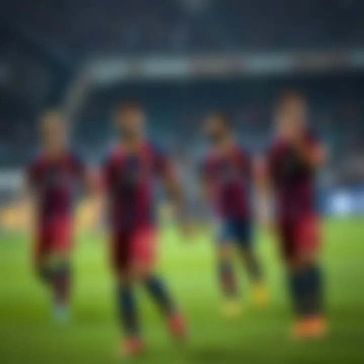 Key players from Celta Vigo and Barcelona