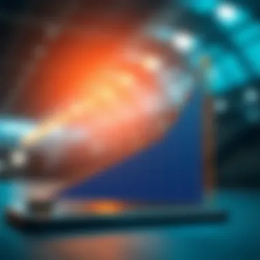 A graph illustrating the growth of mobile sports betting trends.