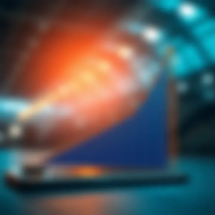 A graph illustrating the growth of mobile sports betting trends.