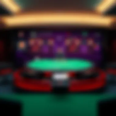 Modern online gaming interface showcasing baccarat live