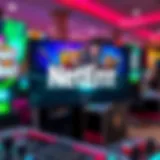 An overview of NetEnt's gaming interface showcasing its sleek design