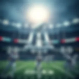 NFL Super Bowl betting odds visualization