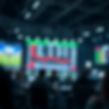 Visual representation of online betting platforms