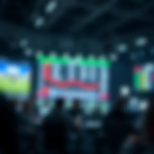 Visual representation of online betting platforms