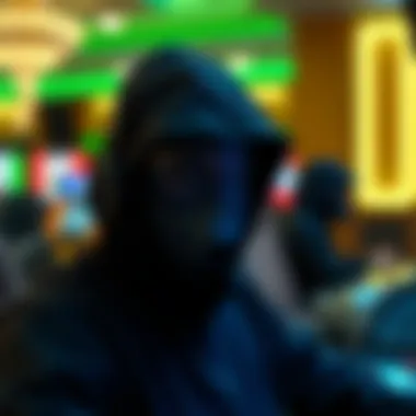 Security Protocols in Online Casino Gaming A representation of security measures taken in online gambling platforms.