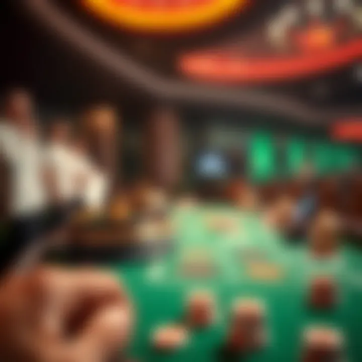 User experience design for an online casino site