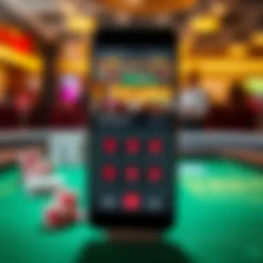 User-friendly mobile gambling application