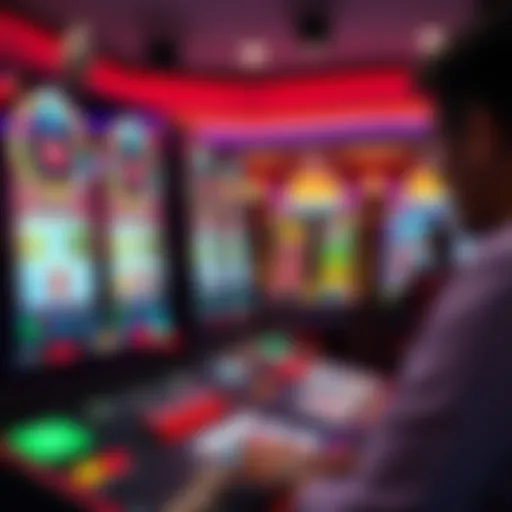 Overview of online money slots interface