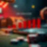 A detailed infographic showcasing the evolution of online poker.