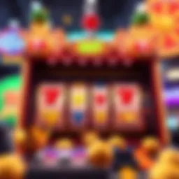 Intricate design of a modern online slot machine