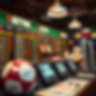 A visual of diverse betting options available to users