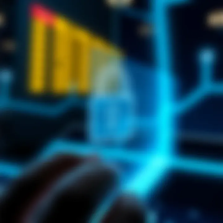 A secure connection symbol for online transactions