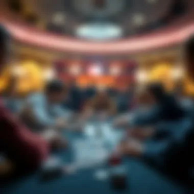 Understanding Advanced Poker Strategies Visual representation of advanced poker strategies