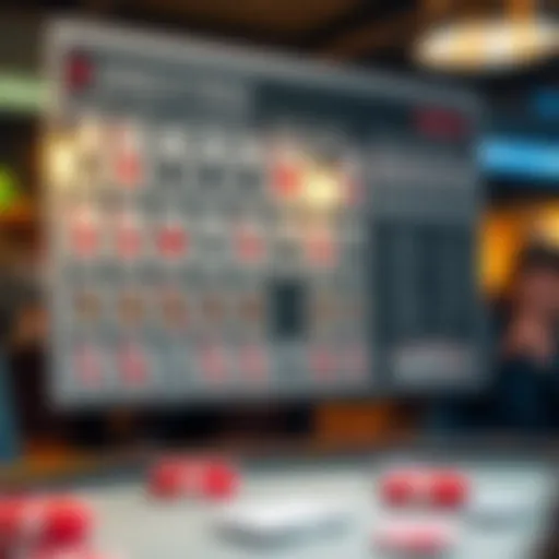 An intricate diagram of poker hand rankings