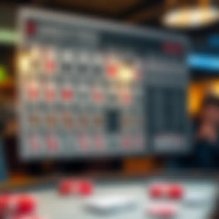 An intricate diagram of poker hand rankings